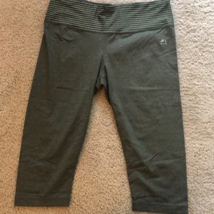 Army Green RBX Capri workout leggings